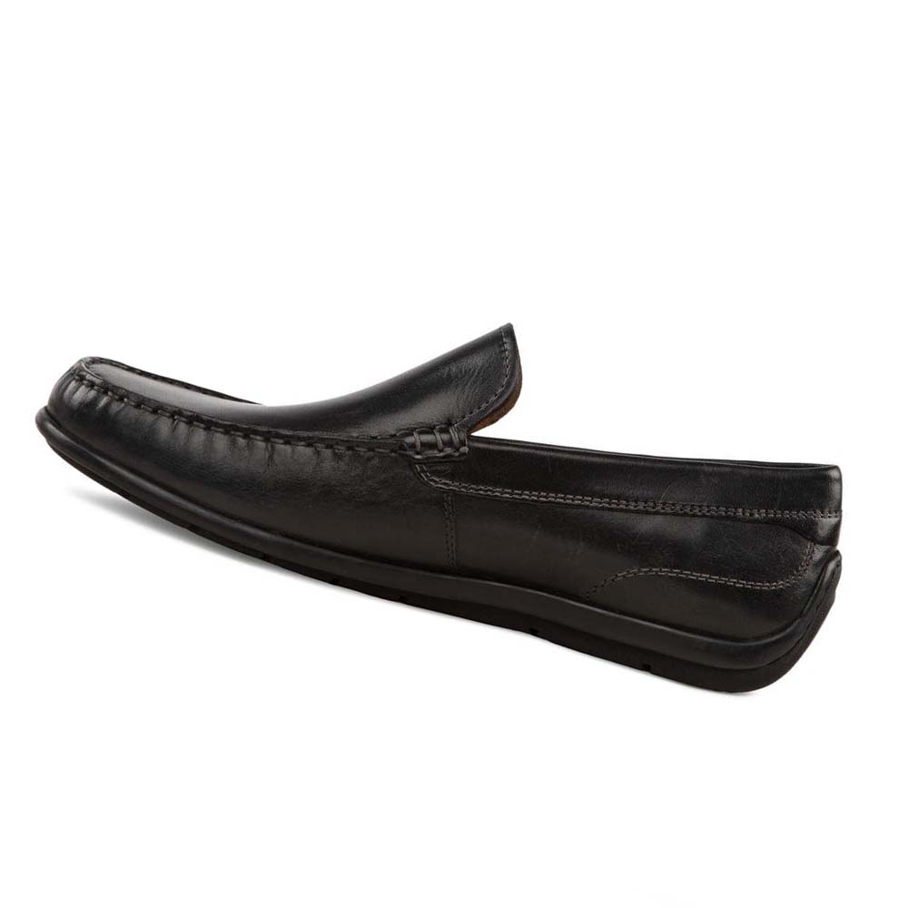 Men's Ecco Classic Moc 2.0 Moccasins Black / Black | USA 579YXF